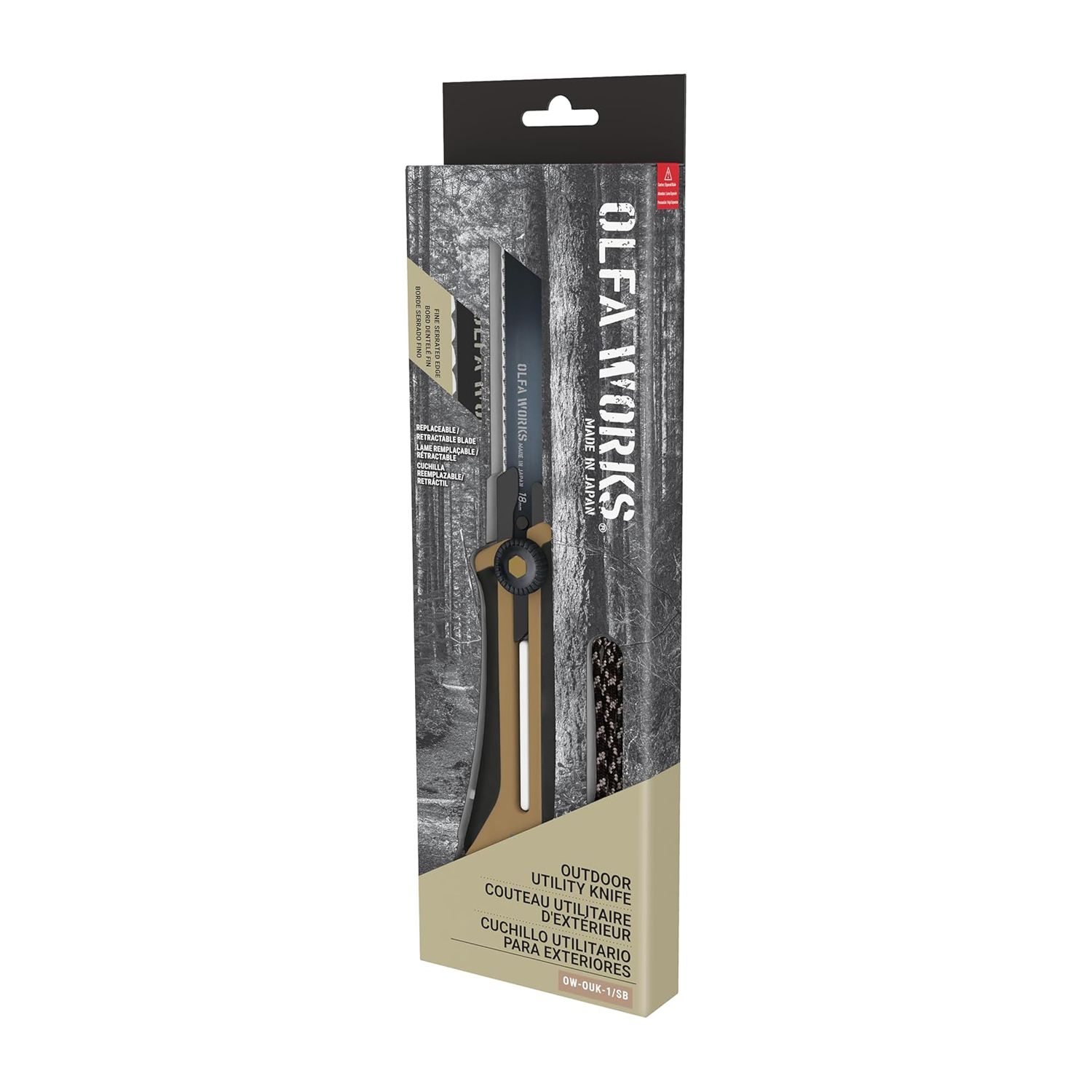 OLFA Outdoor Utiliyu Knife Sand Colour